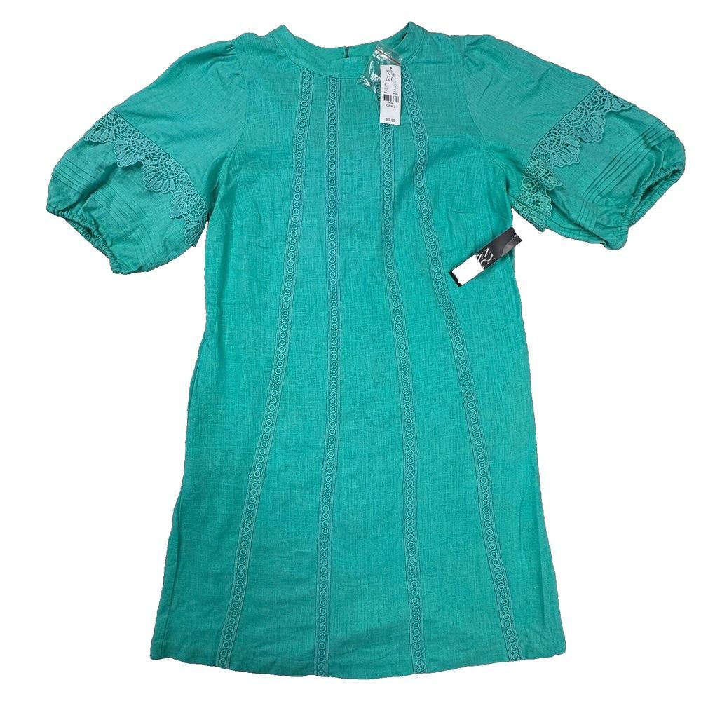 New York & Co. BRAND NEW Dress Women's Size X-small Teal‎ Green